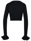 Jw Anderson Black Viscose Blend Sweater