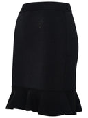 Jw Anderson Black Viscose Blend Skirt