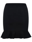 Jw Anderson Black Viscose Blend Skirt