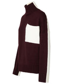 JW Anderson Two Tone Turtleneck Swater in Alpaca Blend