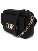 Michael Michael Kors Black Lear Parker Bag