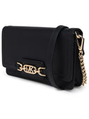 Michael Michael Kors Black Lear Extra Small Small Sac