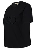 Michael Michael Kors Empire Black Cotton T Shirt