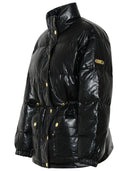 Giacca in poliuretano nero Michael Kors Black