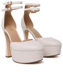 Michael Michael Kors Martina Ivory Lear Pumps