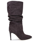 Paris Texas Slouchy 85 Grey Suede Boots