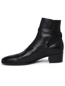 Saint Laurent 'Dorian' Black Calf Ankle Boots