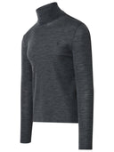 Saint Laurent Grey Wool Turtleneck Sweater