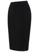Saint Laurent Black Wool Blend Skirt