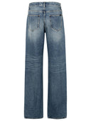 Jeans di cotone blu di Saint Laurent