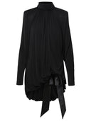Saint Laurent Black Viscose Dress