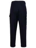 Etro blauwe wollen vrachtbroek