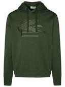 Felpa di cotone Etro Green