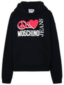 Moschino Jeans Black Cotton Sweatshirt