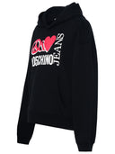 Moschino Jeans Black Cotton Sweatshirt