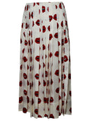 Khaite 'Tudi' Skirt In Ivory Cupro