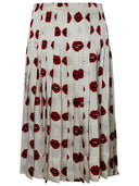 Khaite 'Tudi' Skirt In Ivory Cupro