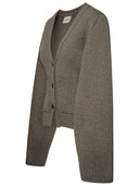 Khaite Camel Cashmere Icon Cardigan