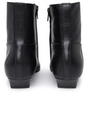 Khaite Black Lear Ankle Boots