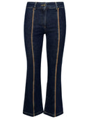 Jeans de mezclilla azul moschino