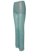 Self Portrait Aquamarine Polyamide Pants