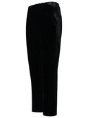 Balmain Black Seide Mischhose