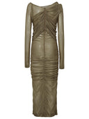 Dolce & Gabbana Gold Viscose Dress