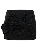 Dolce & Gabbana Black Cotton Blend Miniskirt