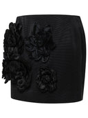 Dolce & Gabbana Black Cotton Blend Miniskirt