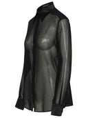 Camicia di seta nera Dolce & Gabbana