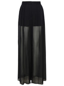 Pantaloni di seta nera Dolce & Gabbana