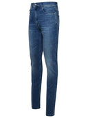 Versace Light Blue Cotton Jeans