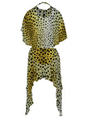 Attico Vestito i gul viscose