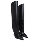 Attico Cheope Black Black Lear靴子