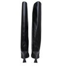 Attico Cheope Black Black Lear靴子