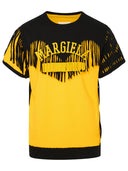 Maison Margiela Two Tone Décortiqué Cotton T Shirt