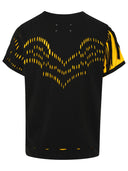 Maison Margiela Two Tone Décortiqué Cotton T Shirt