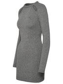 Chiara Ferragni Gray Cashmere Blend Dress