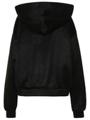 MSGM Black Acrilic Fiber Blend Felpa