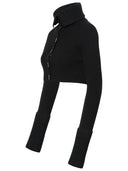 Sportmax 'Efebo' Black Cashmere Blend Cardigan