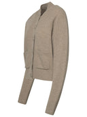 Sportmax 'Lichene' Cardigan In Beige Cashmere Blend