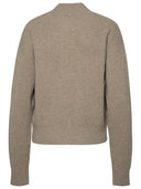 Sportmax 'Lichene' Cardigan In Beige Cashmere Blend