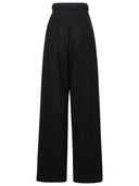 Sportmax ' Kiens' Black Virgin Wool Pants