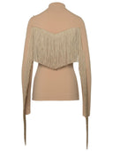 Sportmax Lycra 'Wien' Turtleneck Tecnica Nude