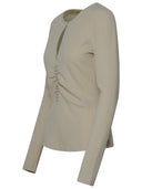 Isabel Marant Ivory Wool Blend 'Dorine' Sweater