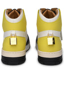 Buscemi 'Air Jon' Sneakers blancs blancs et jaunes