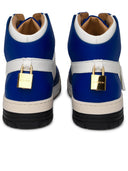 Buscemi 'Air Jon' White And Blue Lear Sneakers