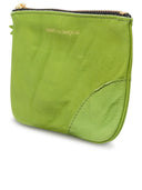 Comme Des Garçons Wallet Green Lear Card Holder