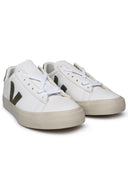 Veja Ivory Chrome Free Lear Field Sneakers
