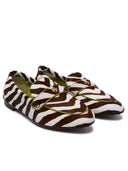 Tory Burch 'Ballerina' Brown Calf Lear Loafers